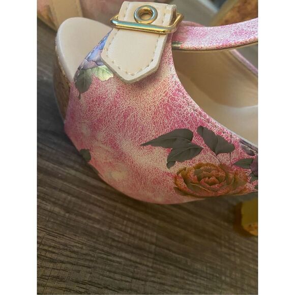 Women’s Pink Ankle Strap & Buckled Heels - Picture 6 of 10